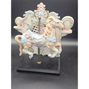 Beautiful Willetts Musical Carousel Horse Memories "As Time Goes By" EUC